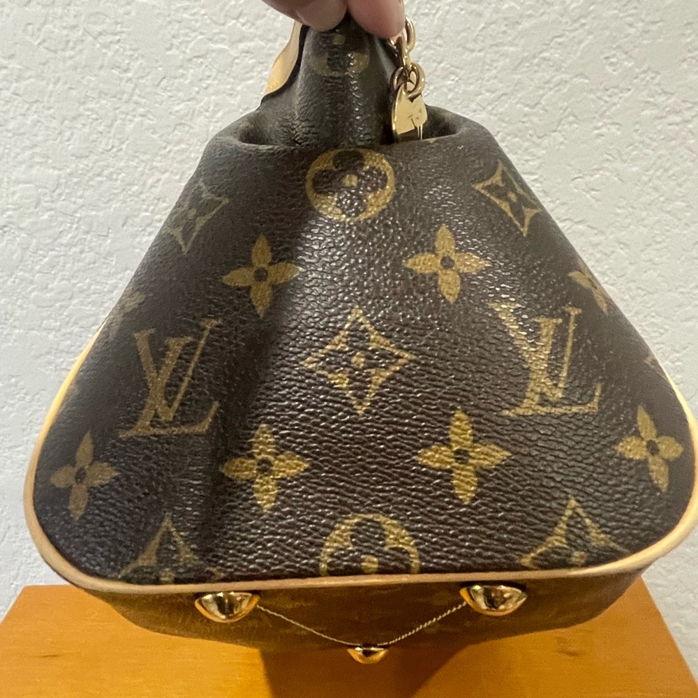 Louis Vuitton Dark Brown Monogram Satchel - Picture 6 of 11